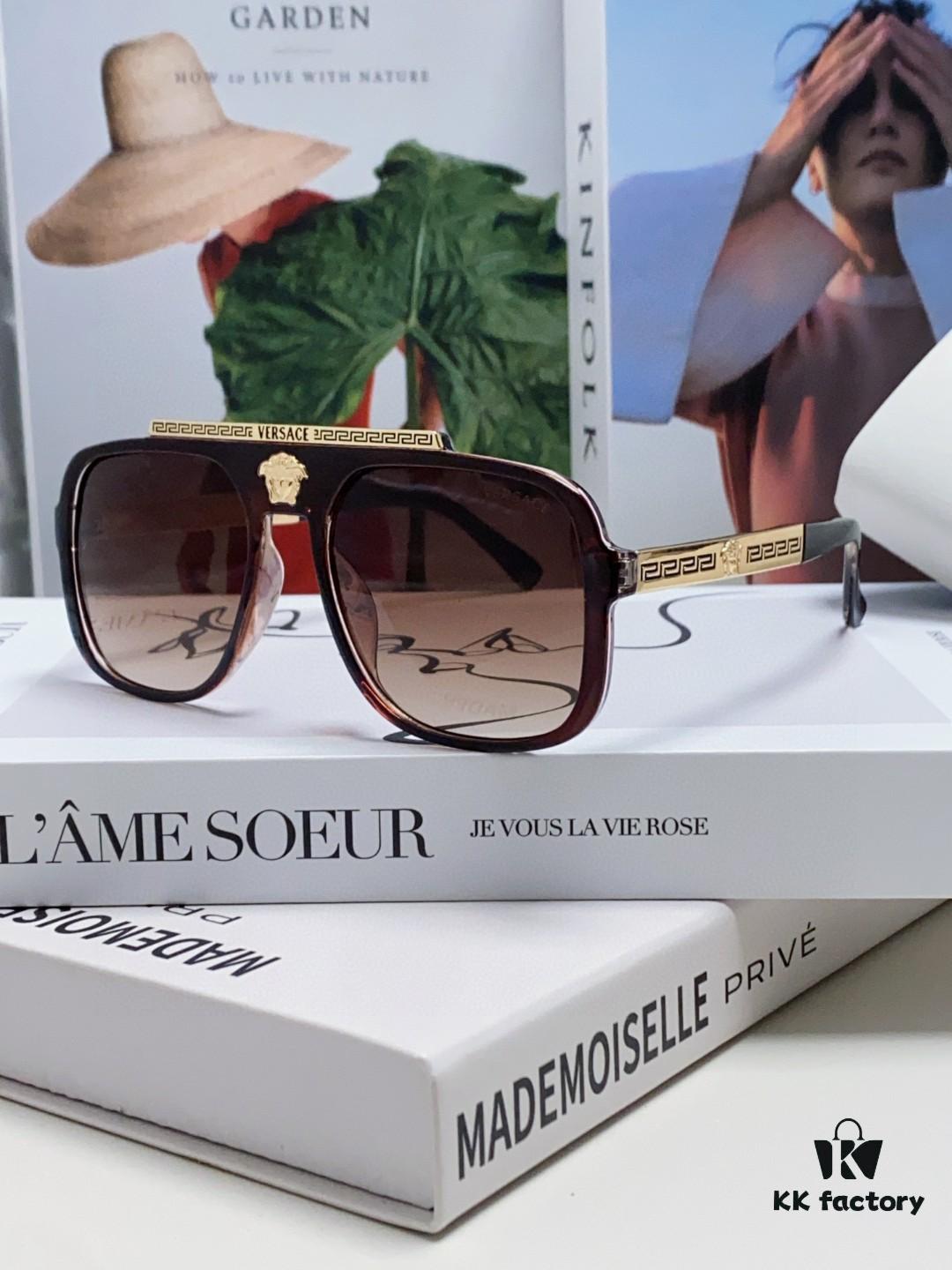 6931f9823a89a121ed54aa1c VERSACE Vintage Men's Sunglasses with Medusa Logo and Metal Decor