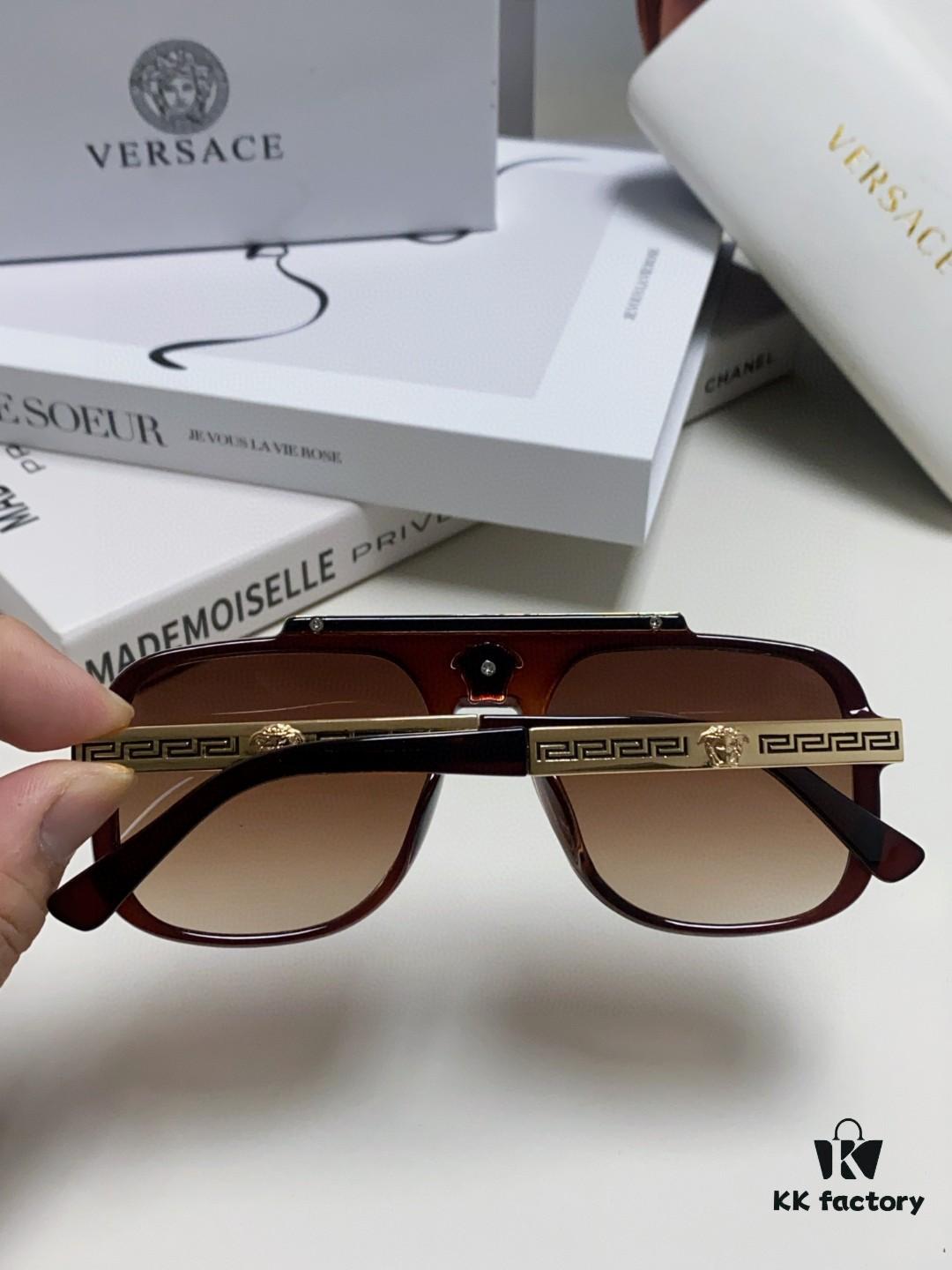 6931f9823a89a121ed54aa20 VERSACE Vintage Men's Sunglasses with Medusa Logo and Metal Decor