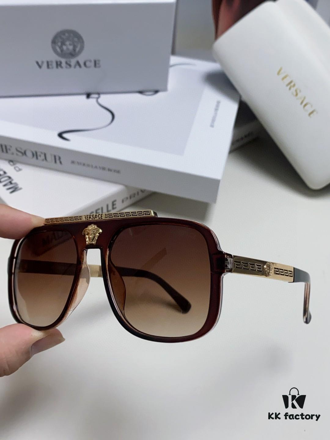 6931f9823a89a121ed54aa21 VERSACE Vintage Men's Sunglasses with Medusa Logo and Metal Decor