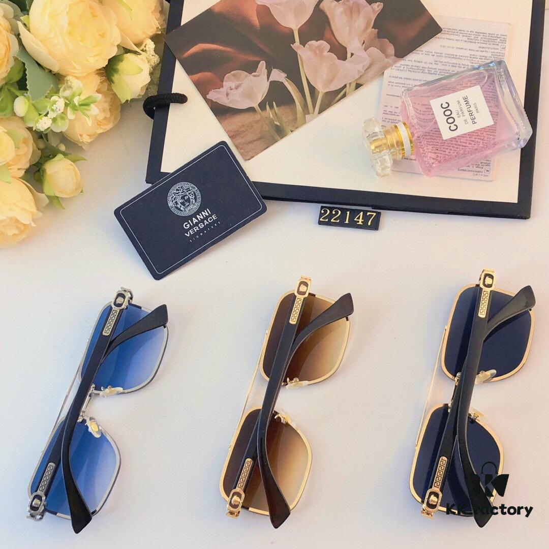Versace New Unisex Sunglasses, Fashionable and Trendy Casual Shades for Travel and Leisure