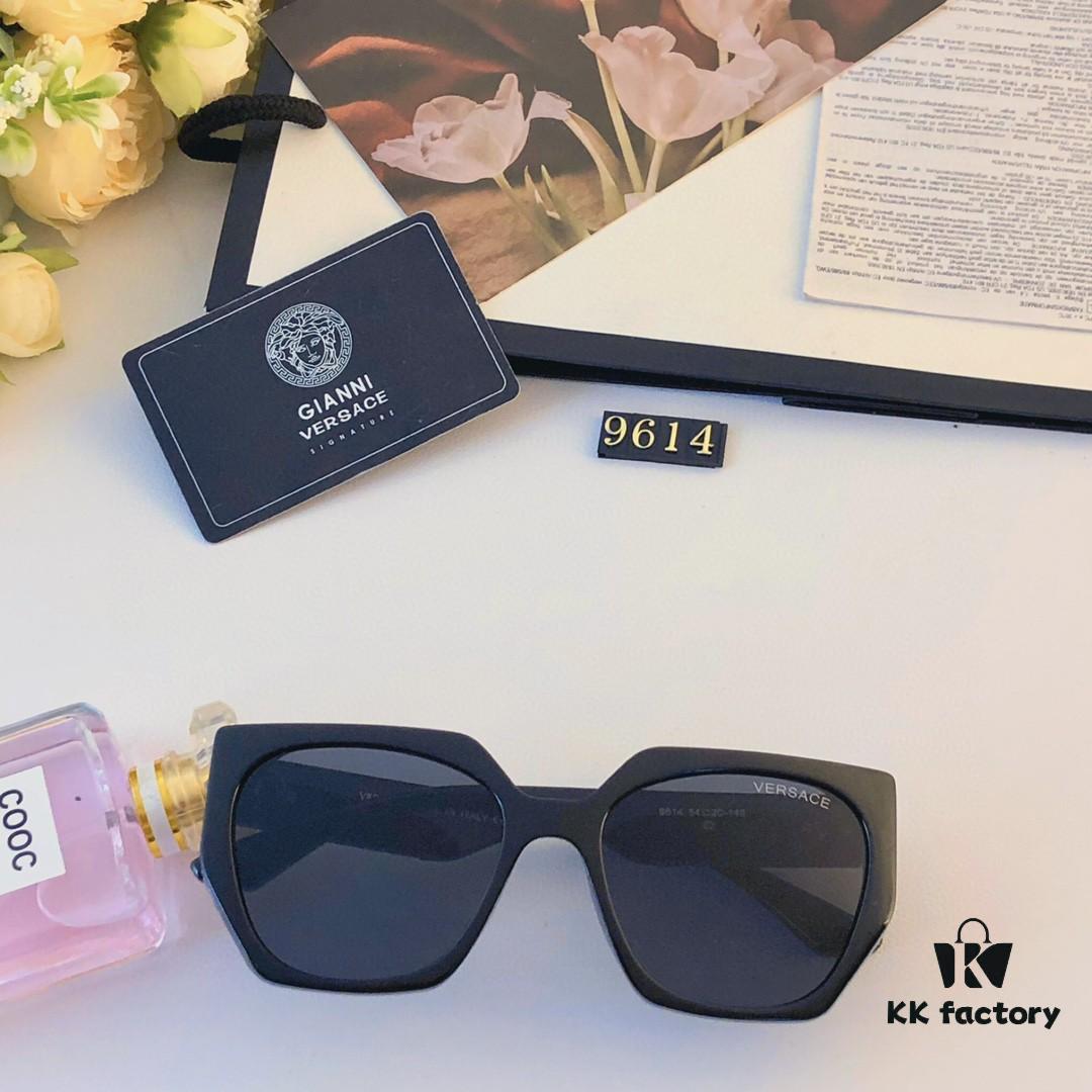 6931f9933a89a121ed54ab06 Versace Retro Polygonal New Instagram Style Trendy Sunglasses for Women, Round Face, Influencer Couple Street Snap Shades