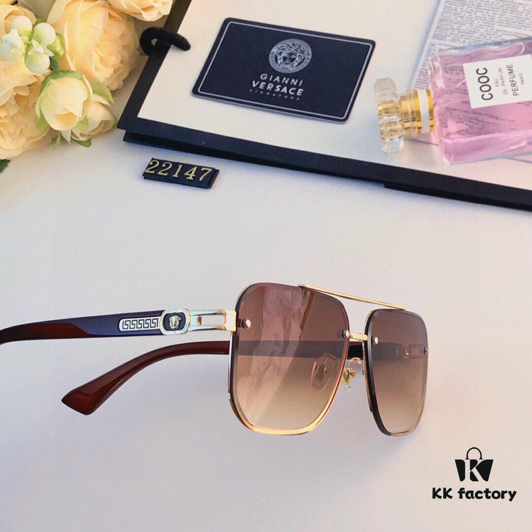 6931f9933a89a121ed54ab10 Versace New Men's High-End Sunglasses Fashionable and Stylish Trendy Shades Outdoor Driving Travel Sunglasses