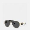 6931f9943a89a121ed54ab1d VERSACE Versace Fashion Sunglasses in European and American Style, Unisex Polarized Sunglasses, Men's Sun Protection Glasses, Stylish Eyewear to Complement Facial Features