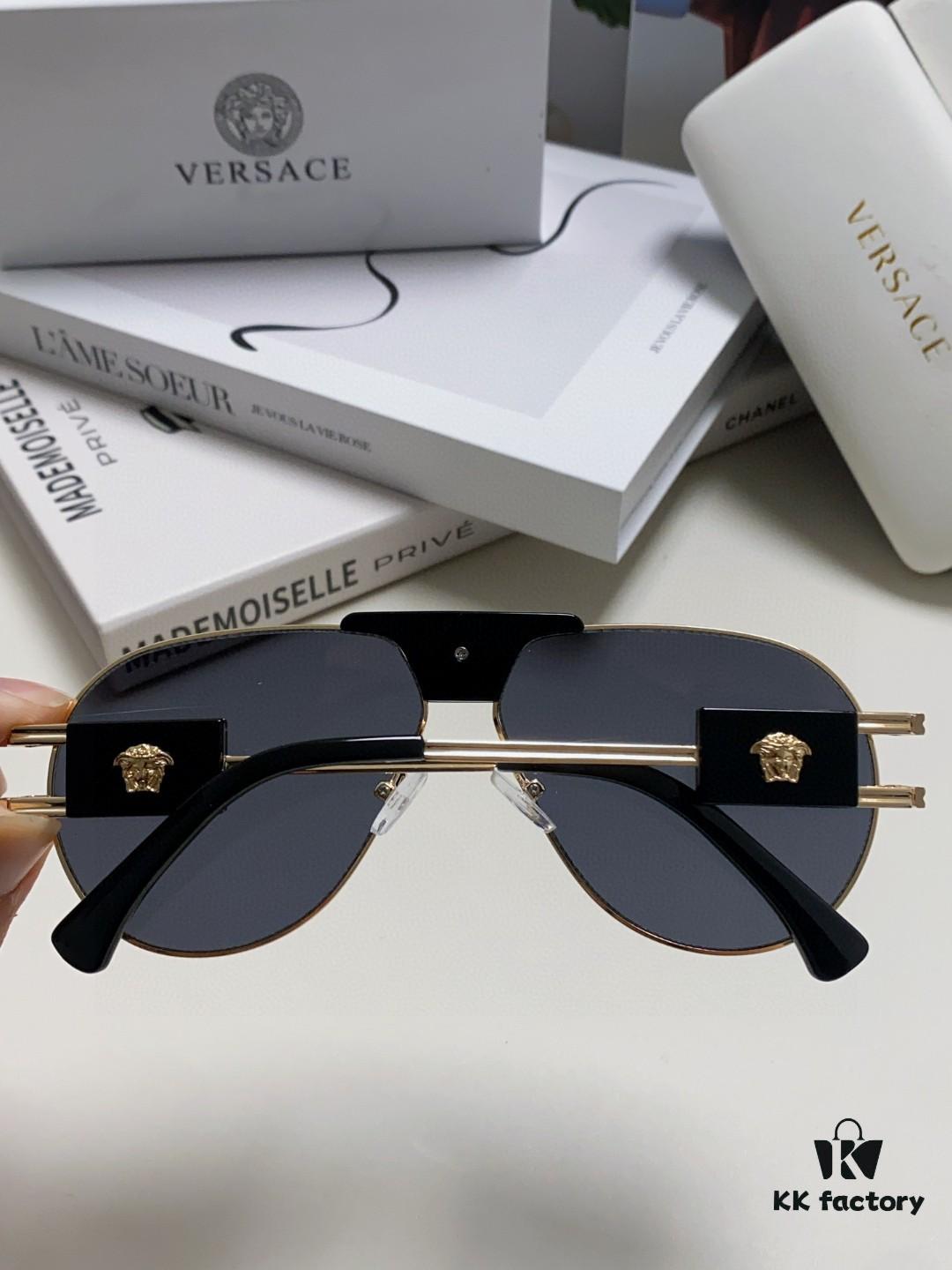 6931f9953a89a121ed54ab22 VERSACE Versace Fashion Sunglasses in European and American Style, Unisex Polarized Sunglasses, Men's Sun Protection Glasses, Stylish Eyewear to Complement Facial Features