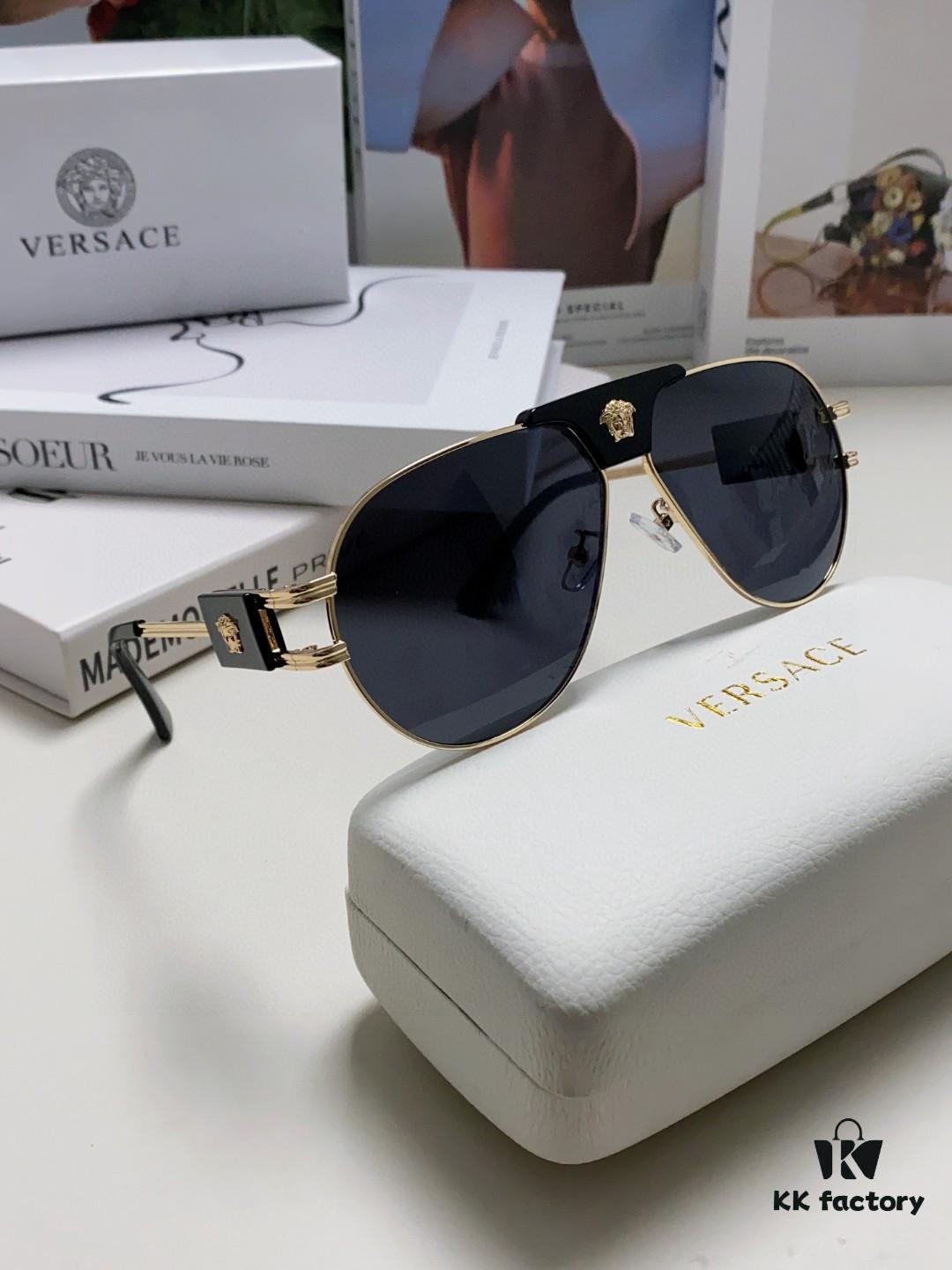 6931f9953a89a121ed54ab25 VERSACE Versace Fashion Sunglasses in European and American Style, Unisex Polarized Sunglasses, Men's Sun Protection Glasses, Stylish Eyewear to Complement Facial Features
