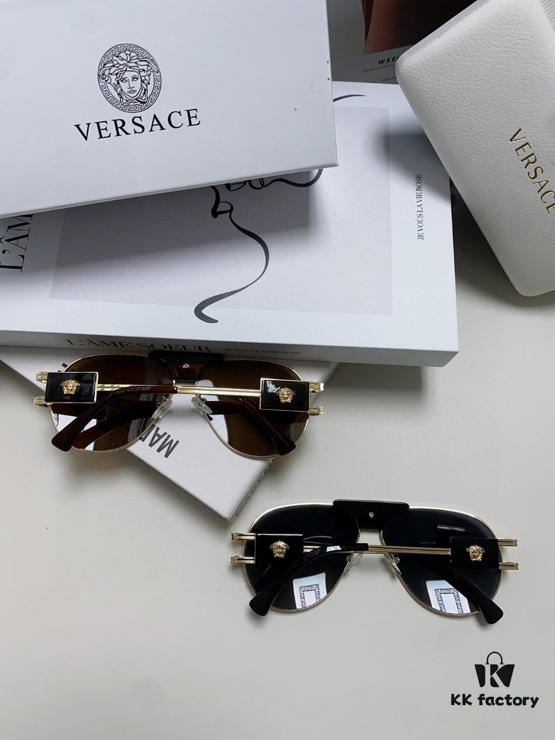 6931f9963a89a121ed54ab30 VERSACE Versace Fashion Sunglasses in European and American Style, Unisex Polarized Sunglasses, Men's Sun Protection Glasses, Ideal Eyewear for Facial Contour Enhancement