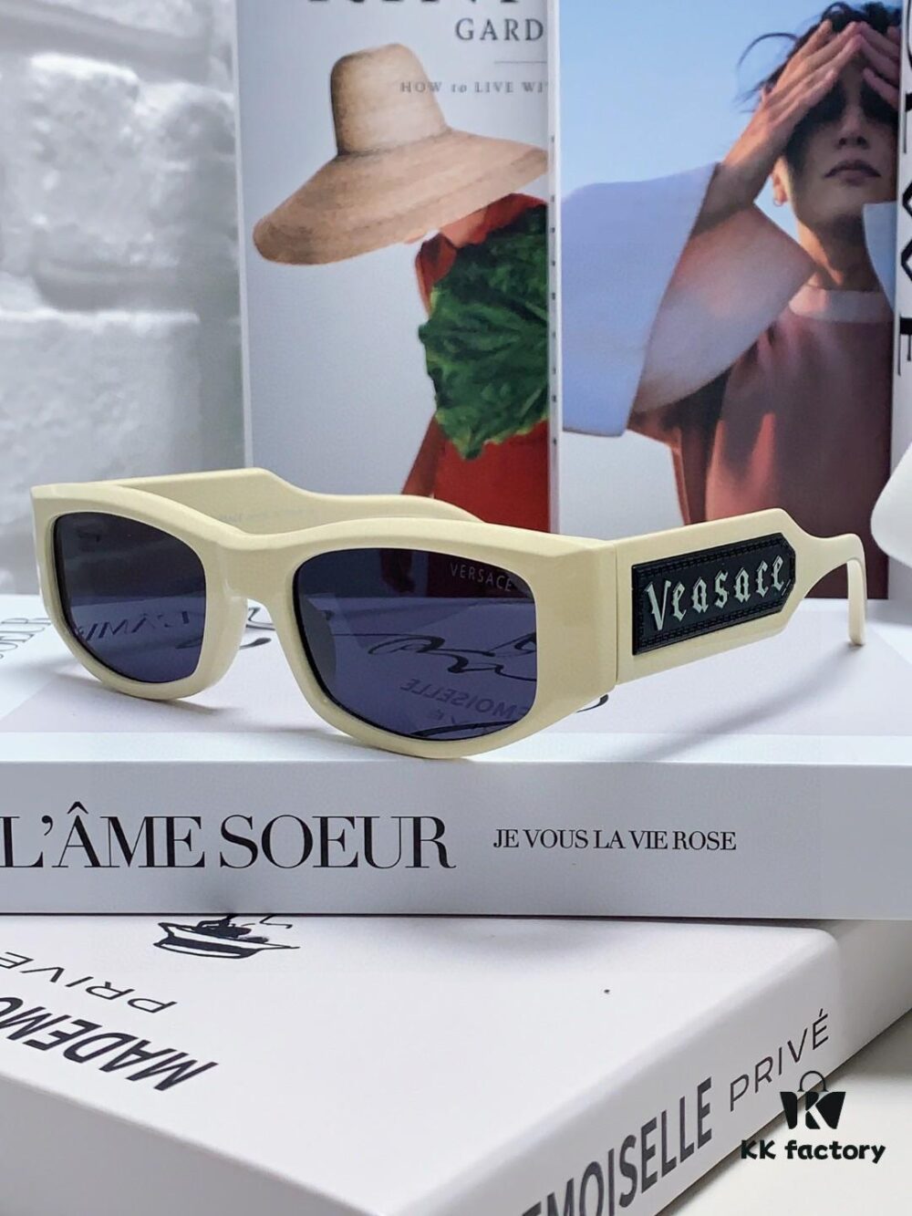 6931f9963a89a121ed54ab3c Versace 2014 New Small Frame Sunglasses for Women, Stylish Letter Design Unisex Square Sunglasses, Vintage-Inspired Men's and Women's Eyewear