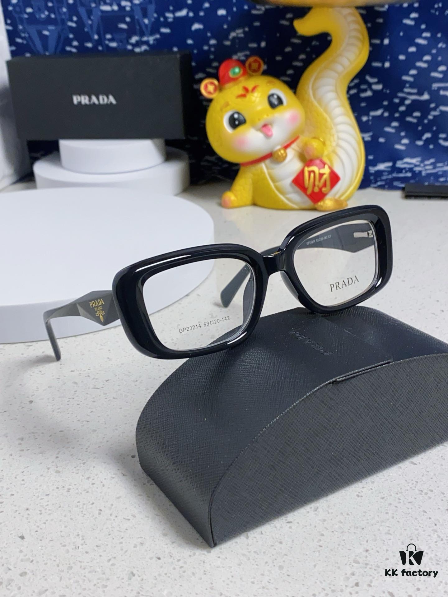 6931f9a13a89a121ed54abbe PRADA 2025 New Arrival Eyeglass Frame, Retro Full-Rim Square Unisex Optical Frames, Essential Everyday Glasses