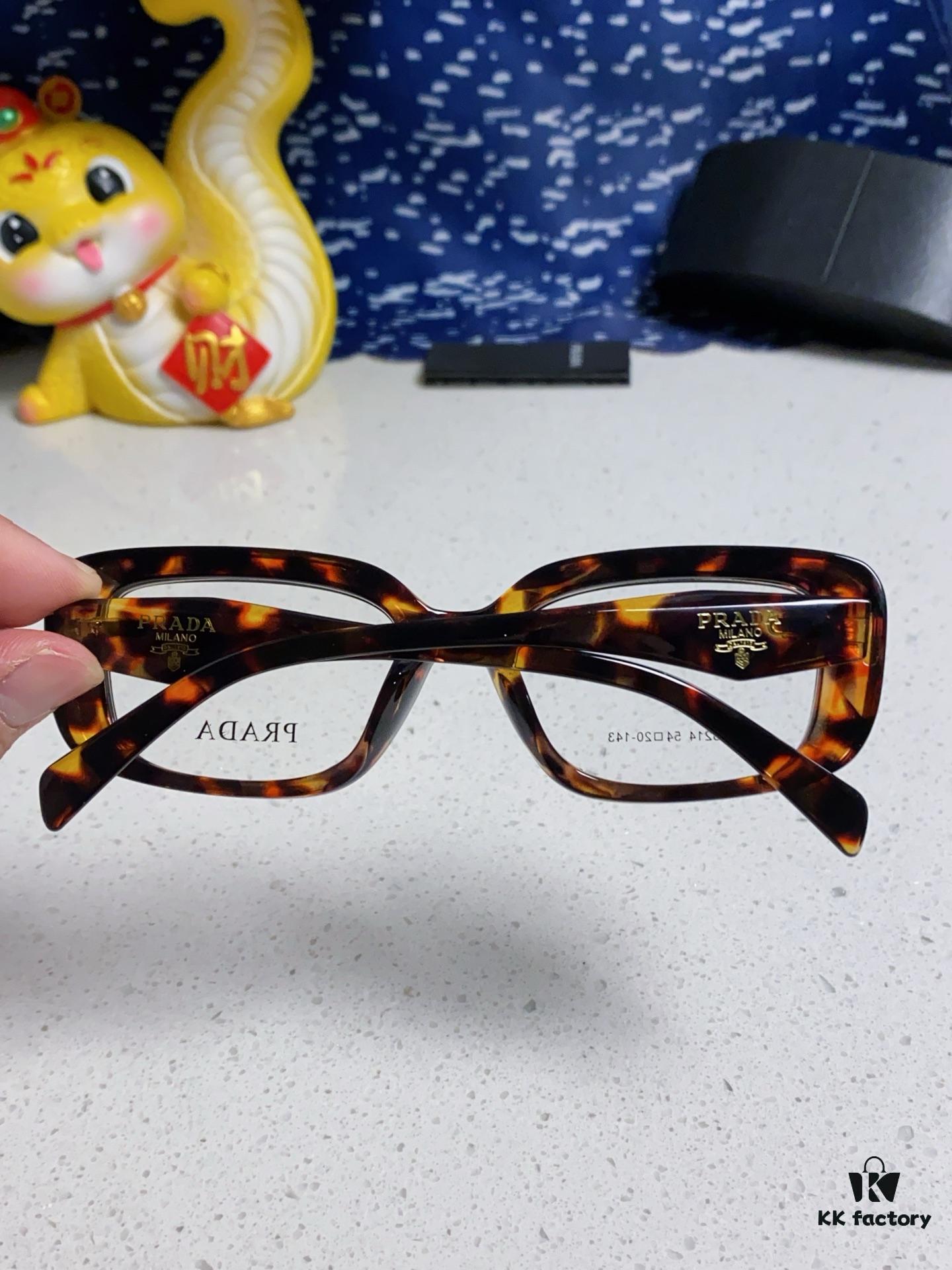 PRADA 2025 New Arrival Eyeglass Frame, Retro Full-Rim Square Optical Frame for Men and Women, Essential Everyday Eyewear