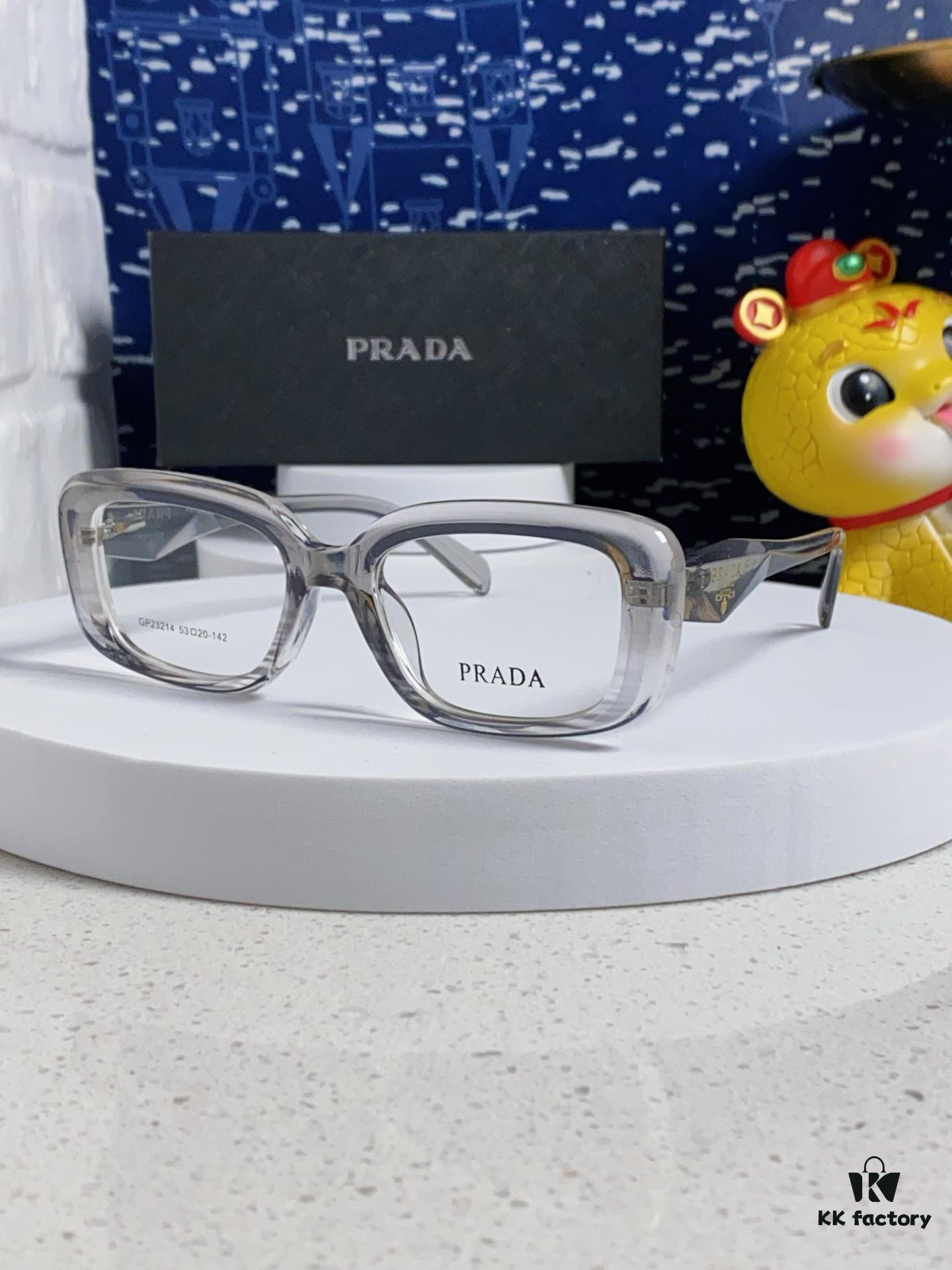 6931f9a13a89a121ed54abca PRADA 2025 New Arrival Eyeglass Frame, Retro Full-Rim Square Unisex Optical Frames, Essential Everyday Glasses