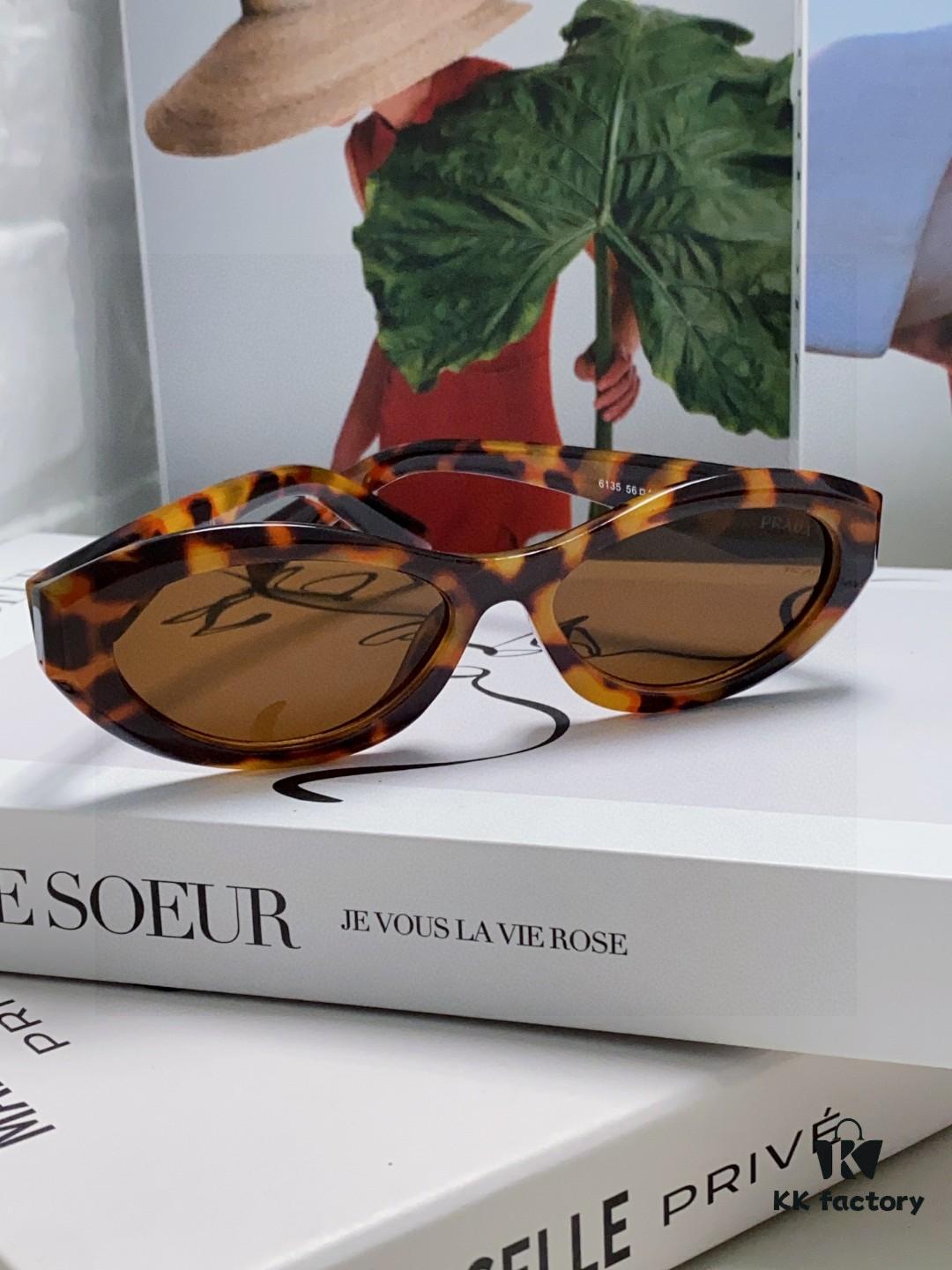 6931f9a43a89a121ed54abe7 Prada Sunglasses, Fashionable Unisex Eyewear Worn by Star Tan Jianci, 4 Colors Available