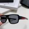 6931f9a73a89a121ed54ac0c Prada 2025 Men's Square Frame Lightweight Sports Sunglasses, European Style Minimalist Driving and Casual Sun Glasses