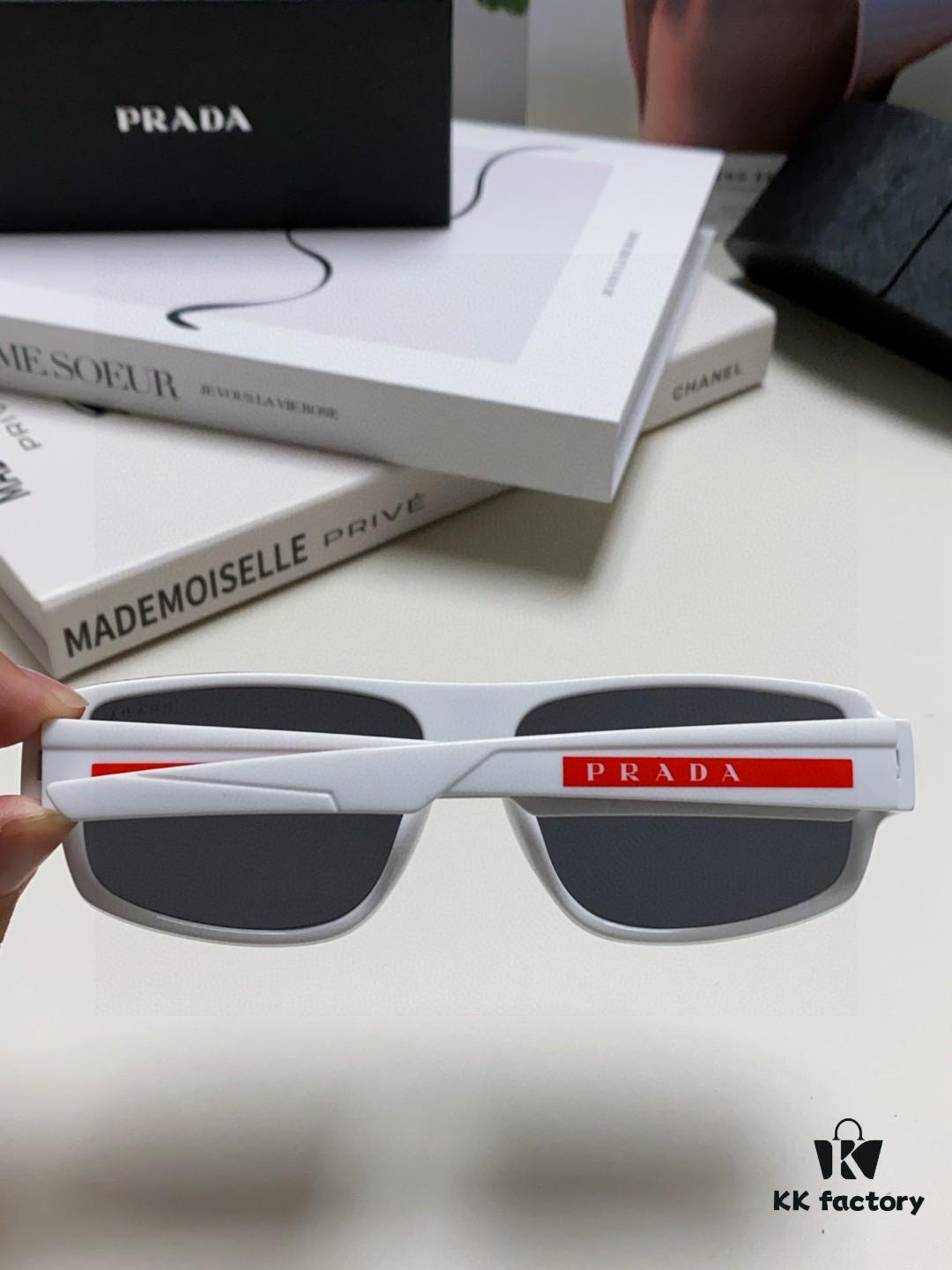 6931f9a73a89a121ed54ac16 Prada 2025 Men's Square Frame Lightweight Sports Sunglasses, Minimalist European Style Unisex Sun Glasses