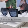 6931f9a83a89a121ed54ac1c Prada 2025 New Retro Inverted Triangle Logo Sunglasses for Women, Stylish and Slimming Square Frame, High-End Fashion Sun Glasses