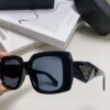 6931f9a83a89a121ed54ac21 Prada 2025 New Retro Inverted Triangle Logo Sunglasses for Women, Stylish and Slimming Square Frame, High-End Fashion Sun Glasses