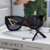 6931f9aa3a89a121ed54ac3d Prada 2025 Women's Square Frame Slimming and Versatile Sunglasses, High-End European Fashion Sun Glasses