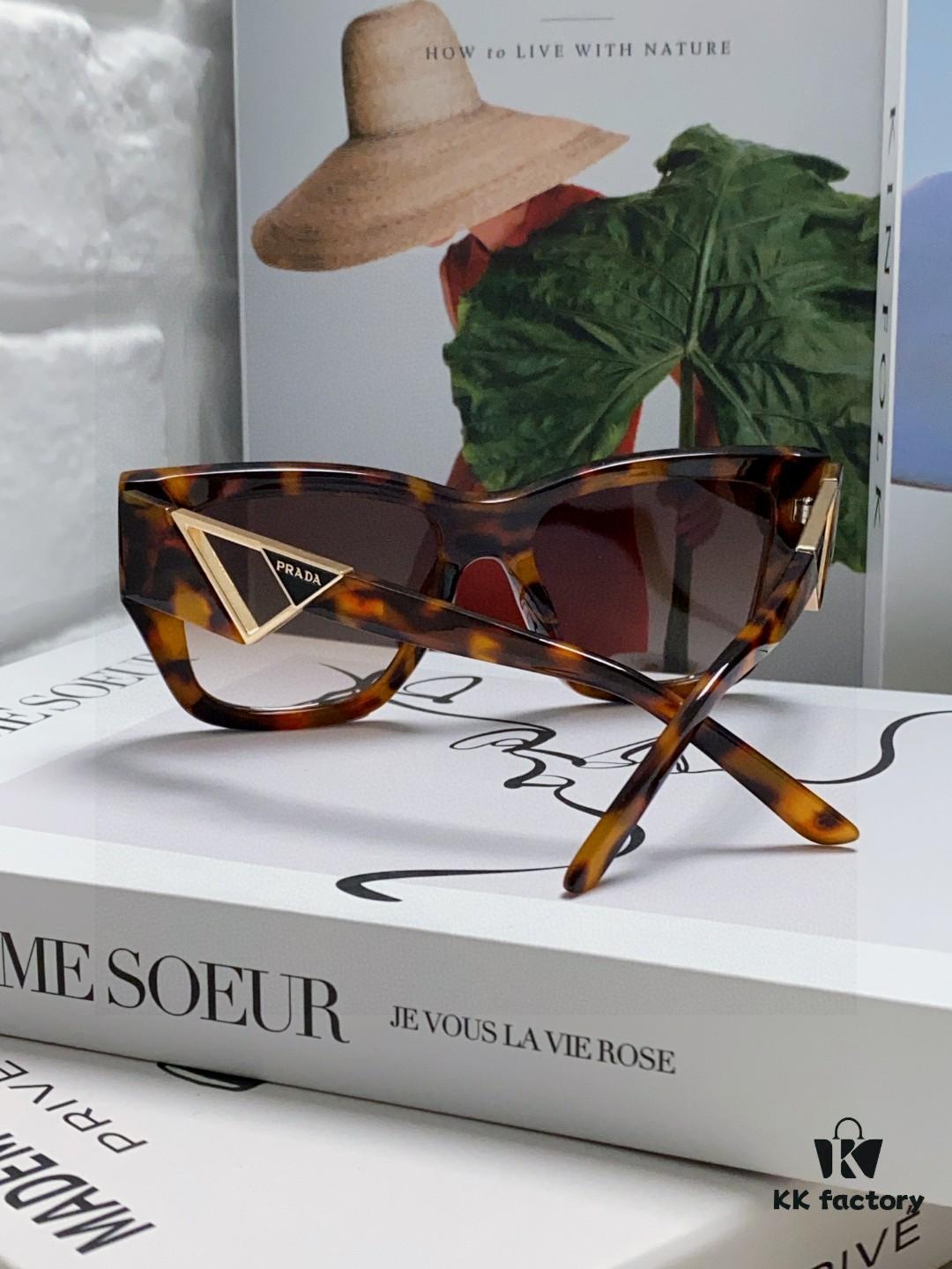 6931f9ab3a89a121ed54ac48 Prada 2025 European and American High-End Women's Square Frame Slimming Versatile Sunglasses, Trendy Street Snap Sun Protection Shades