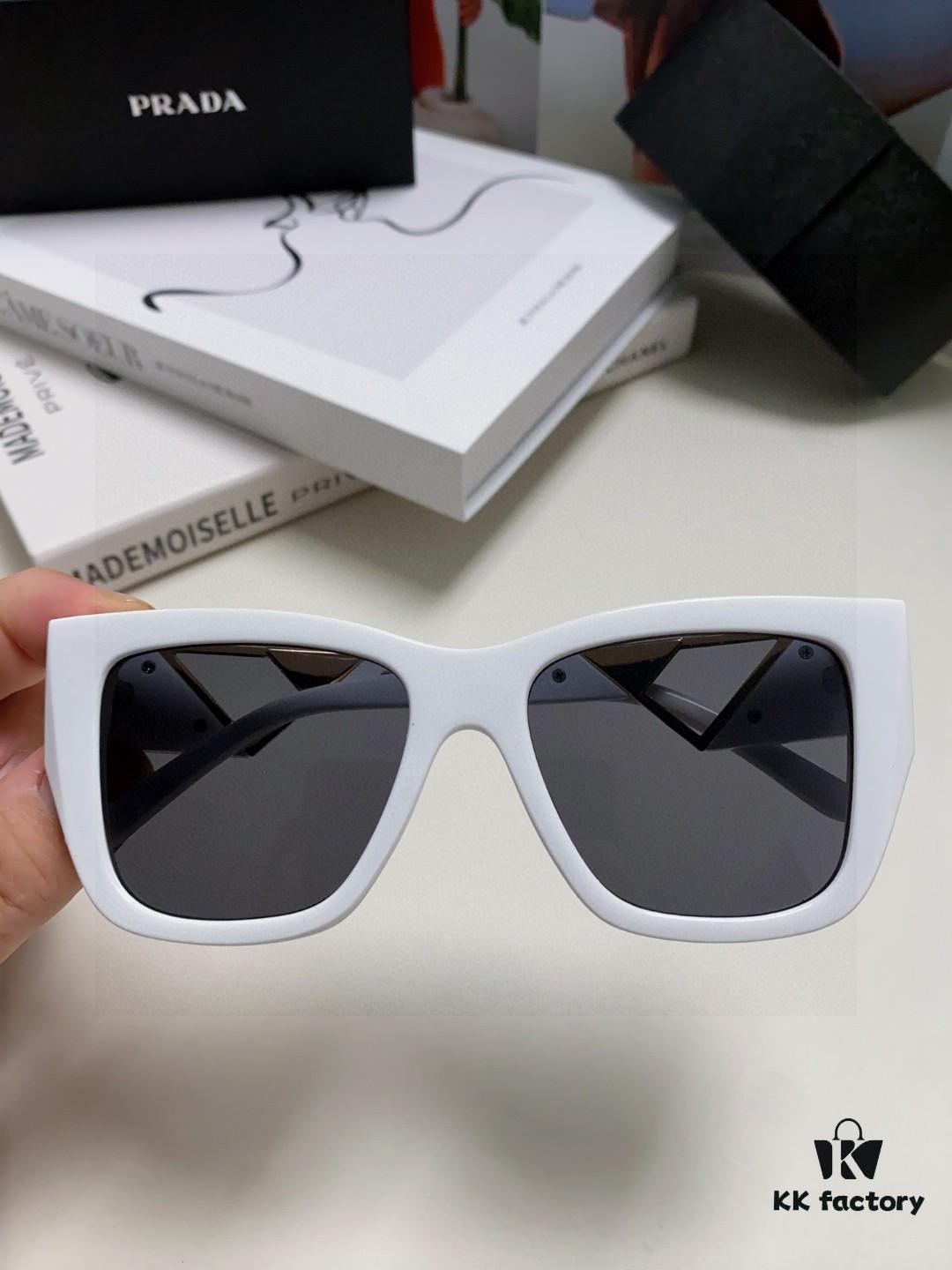 6931f9ac3a89a121ed54ac54 Prada 2025 European and American High-End Women's Square Frame Slimming Versatile Sunglasses, Influencer Street Style Sun Protection Eyewear