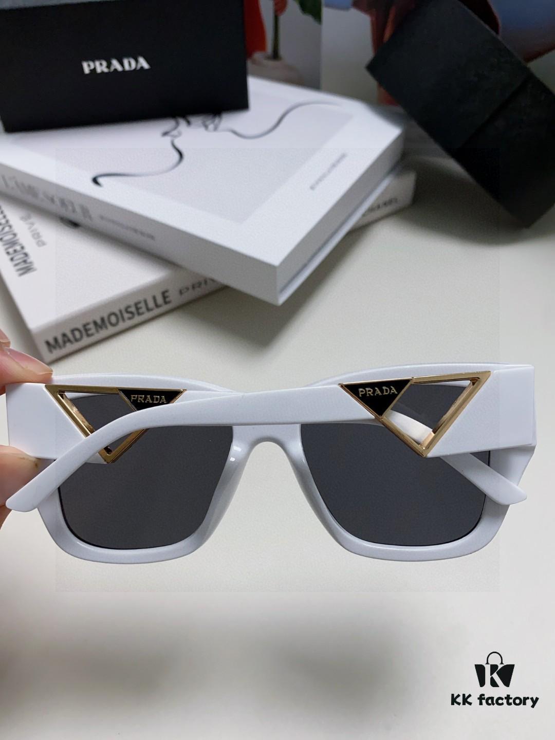 6931f9ac3a89a121ed54ac55 Prada 2025 European and American High-End Women's Square Frame Slimming Versatile Sunglasses, Influencer Street Style Sun Protection Eyewear