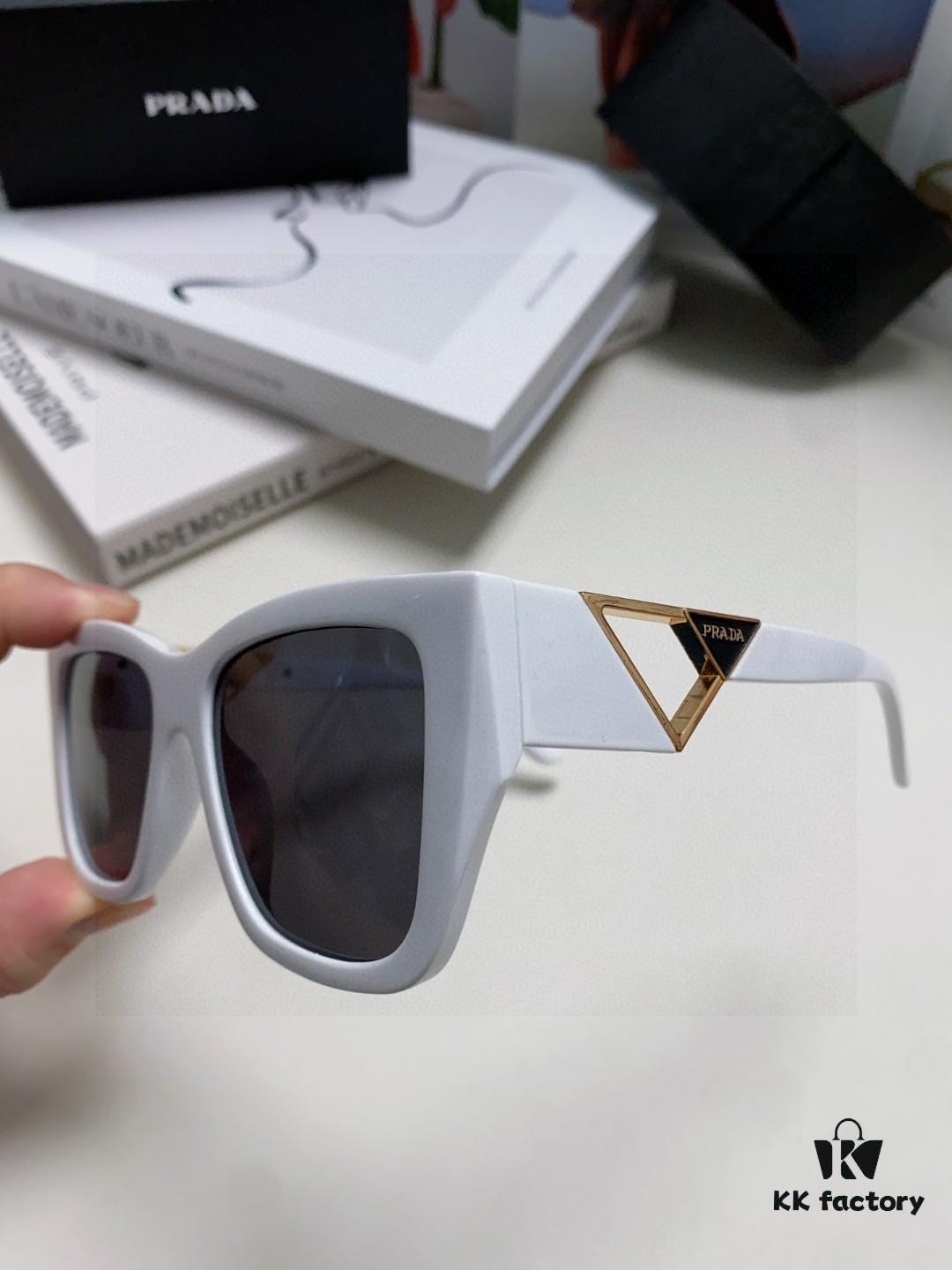 6931f9ac3a89a121ed54ac56 Prada 2025 European and American High-End Women's Square Frame Slimming Versatile Sunglasses, Influencer Street Style Sun Protection Eyewear