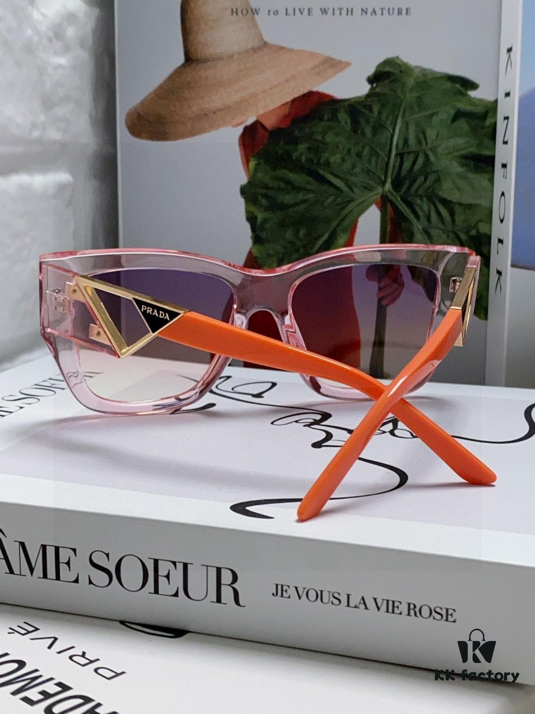 6931f9ac3a89a121ed54ac5d Prada 2025 European and American High-End Women's Square Frame Slimming Versatile Sunglasses, Popular Street Snap UV Protection Shades