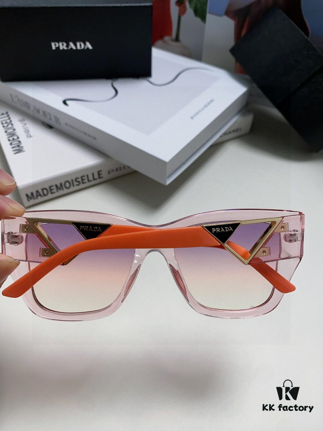 6931f9ac3a89a121ed54ac5f Prada 2025 European and American High-End Women's Square Frame Slimming Versatile Sunglasses, Popular Street Snap UV Protection Shades