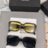 PRADA - New Lightweight TR Frame Sunglasses with Polaroid Resin Lenses, Fashionable UV Protection Eyewear for Travel and Driving, Celebrity Style Model 58018