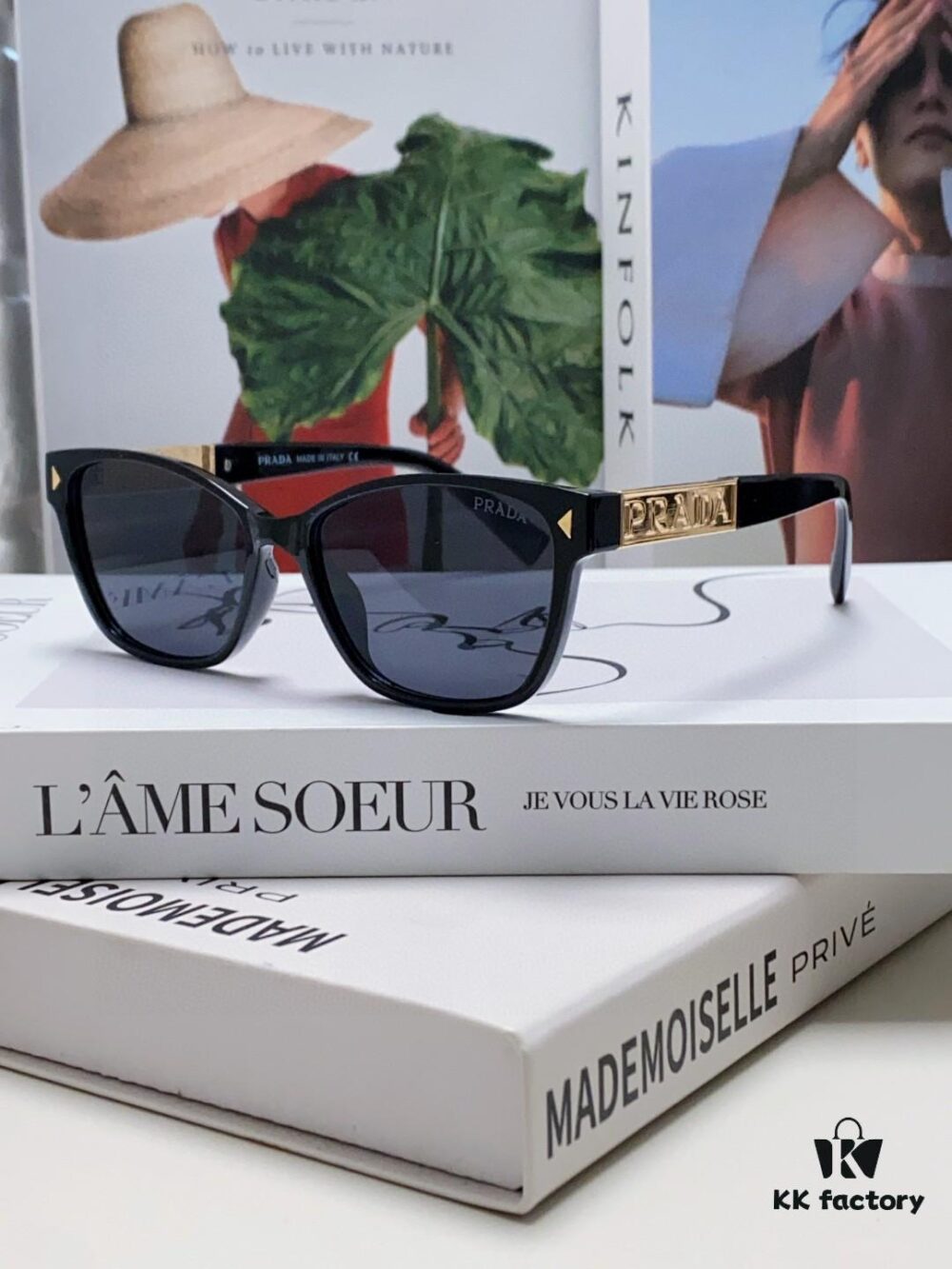 Prada 2024 New Arrival Sunglasses for Men Retro Fashion Oversized UV Protection Driving Sunglasses Unisex
