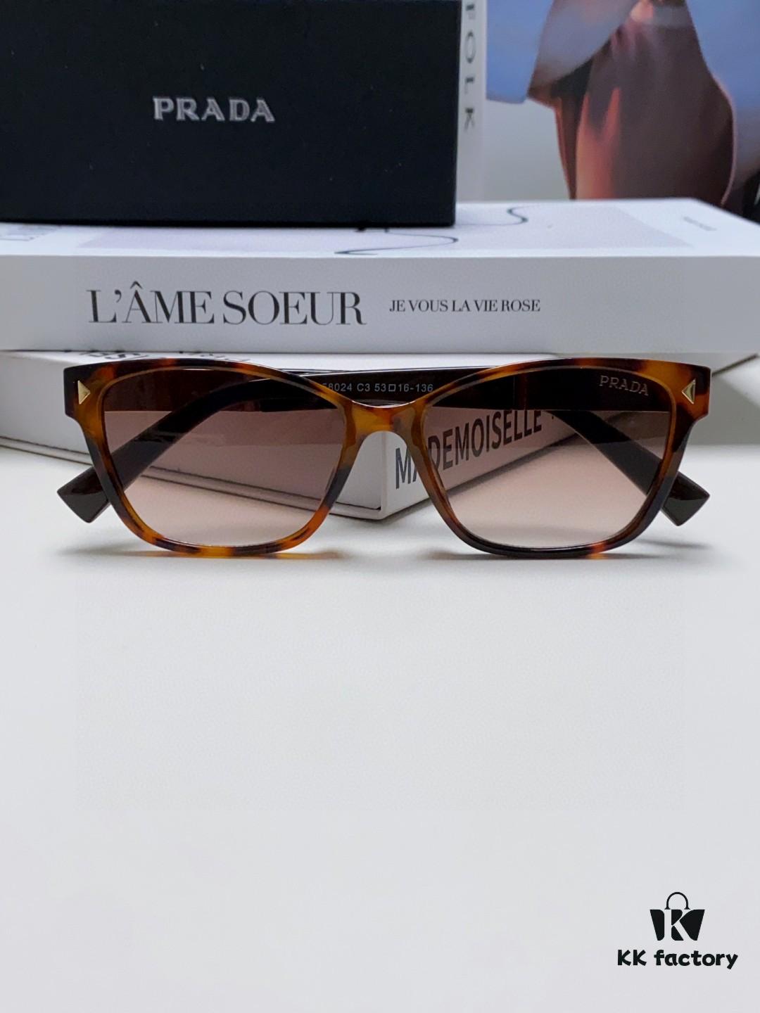 6931f9b43a89a121ed54accf Prada 2024 New Arrival Retro-Style Oversized Sunglasses Unisex UV-Protection Driving Glasses