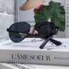 6931f9b63a89a121ed54acdf Prada 2024 New Polarized Sunglasses with Print Double Bridge Aviator Shades Classic Unisex UV and Blue Light Protection Driving Sunglasses