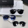 6931f9b63a89a121ed54ace5 Prada 2024 New Polarized Sunglasses with Print Double Bridge Aviator Shades Classic Unisex UV and Blue Light Protection Driving Sunglasses
