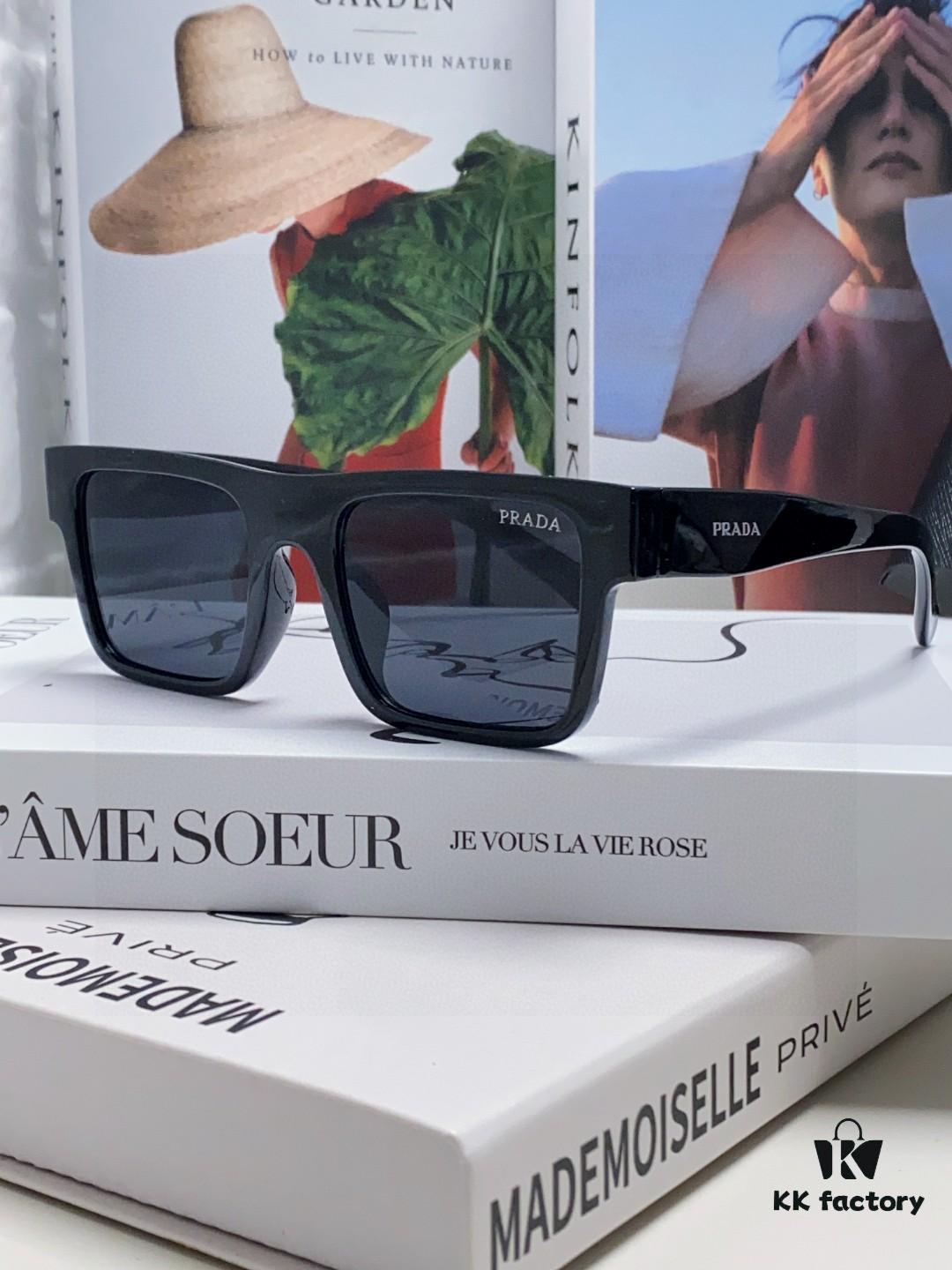 6931f9c03a89a121ed54ad79 Prada PR19WS Square Sunglasses, Unisex Fashion UV-Protective Driving Sunglasses, Inspired by Lin Zhiying's Style