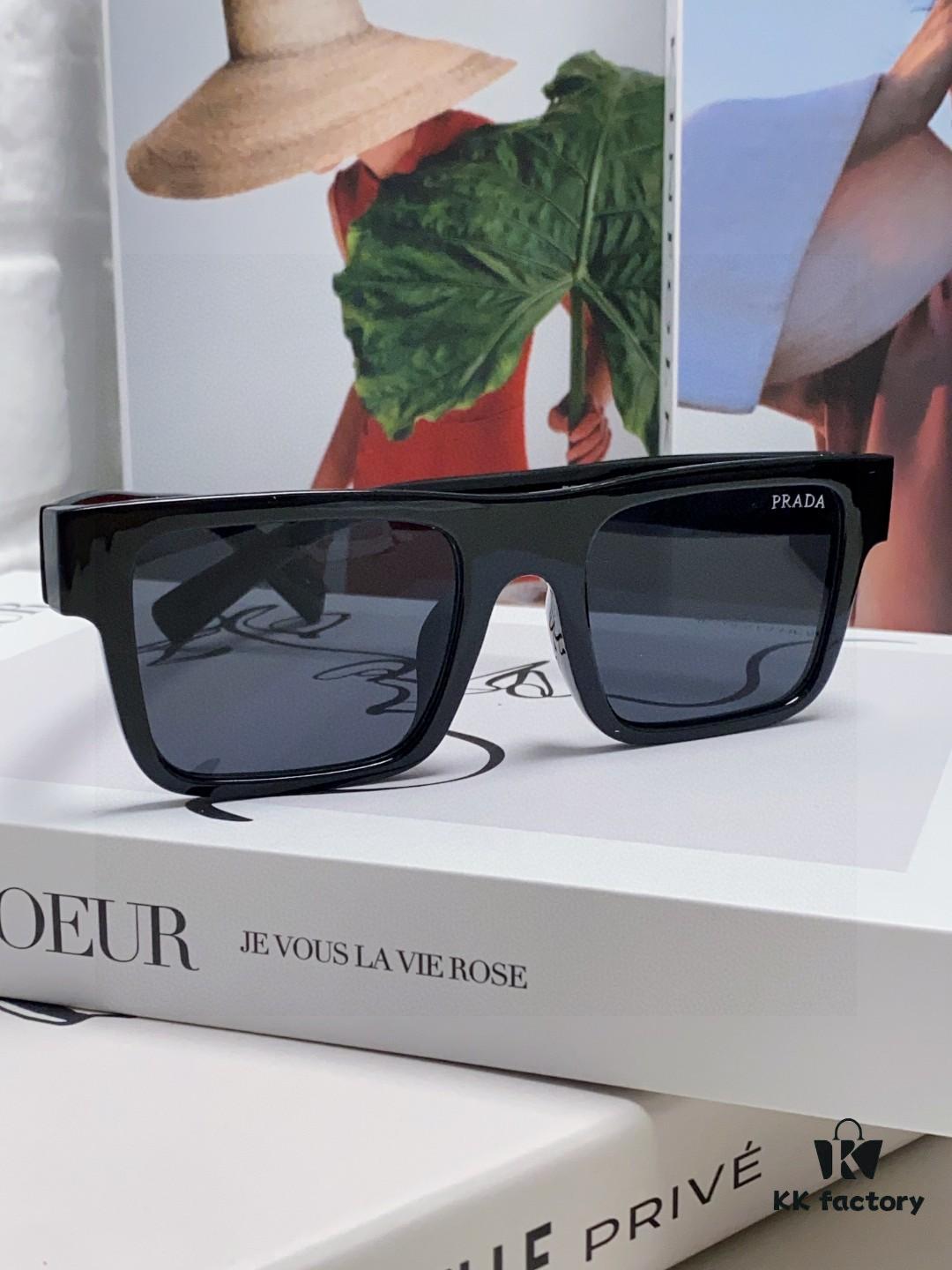 6931f9c13a89a121ed54ad7a Prada PR19WS Square Sunglasses, Unisex Fashion UV-Protective Driving Sunglasses, Inspired by Lin Zhiying's Style