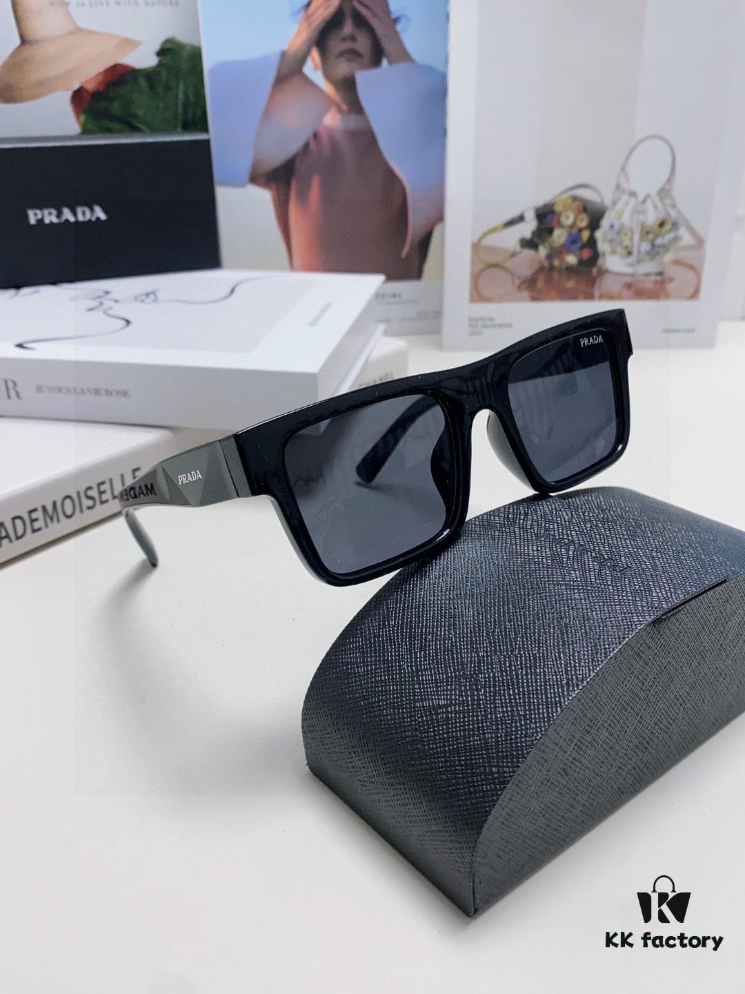6931f9c13a89a121ed54ad7e Prada PR19WS Square Sunglasses, Unisex Fashion UV-Protective Driving Sunglasses, Inspired by Lin Zhiying's Style