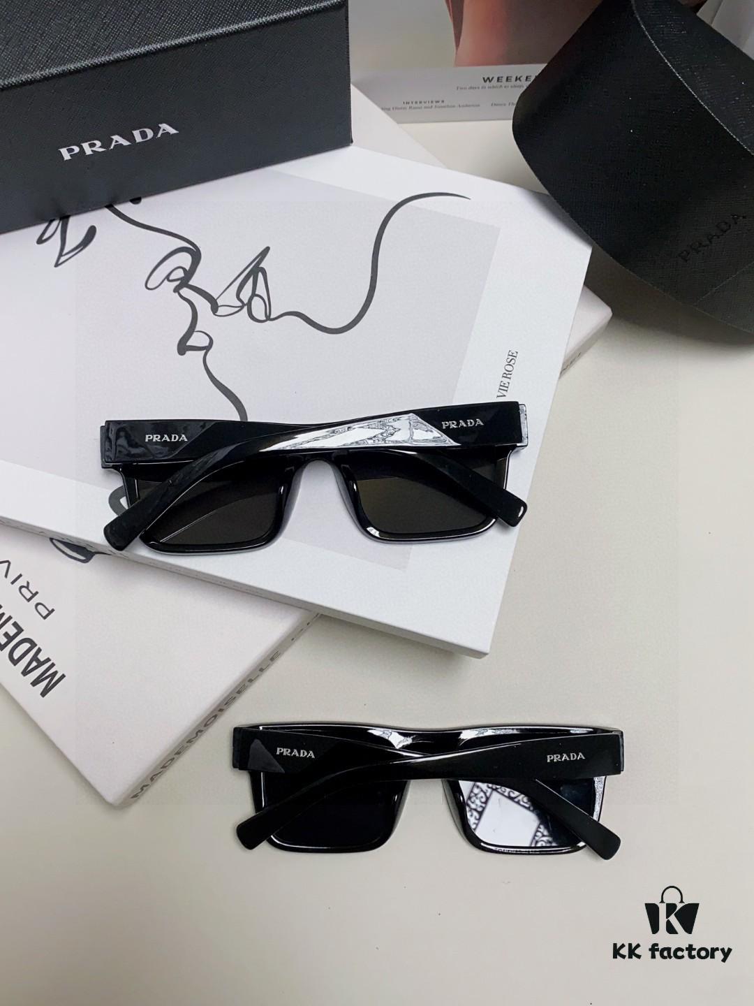 6931f9c23a89a121ed54ad8a Prada PR19WS Square Sunglasses, Unisex UV-Protective Driving Sunglasses, Fashion Streetwear Eyewear, Inspired by Lin Zhiying's Style