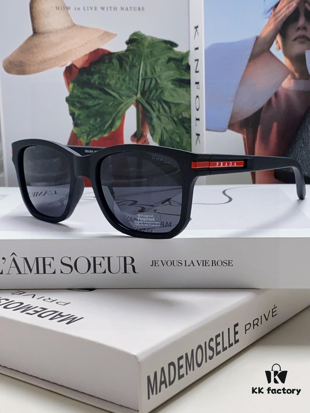 Prada Men's Driving 2025 New Model Unisex Sunglasses Fashion UV Protection Trendy Influencer Glasses 01 Style