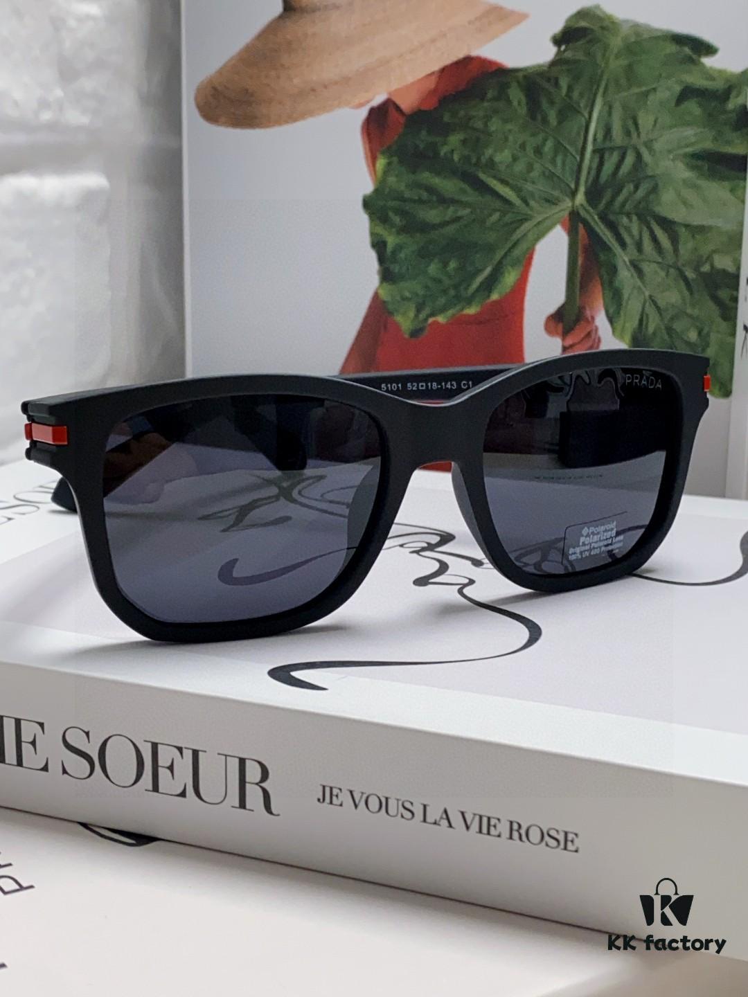 Prada Men's Driving 2025 New Model Unisex Sunglasses Fashion UV Protection Trendy Influencer Glasses 01 Style