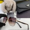 PRADA 2025 New Arrival Sunglasses, World-Class Craftsmanship, High-End Fashion Unisex Aviator Shades for Slimming Face Look, Premium Quality