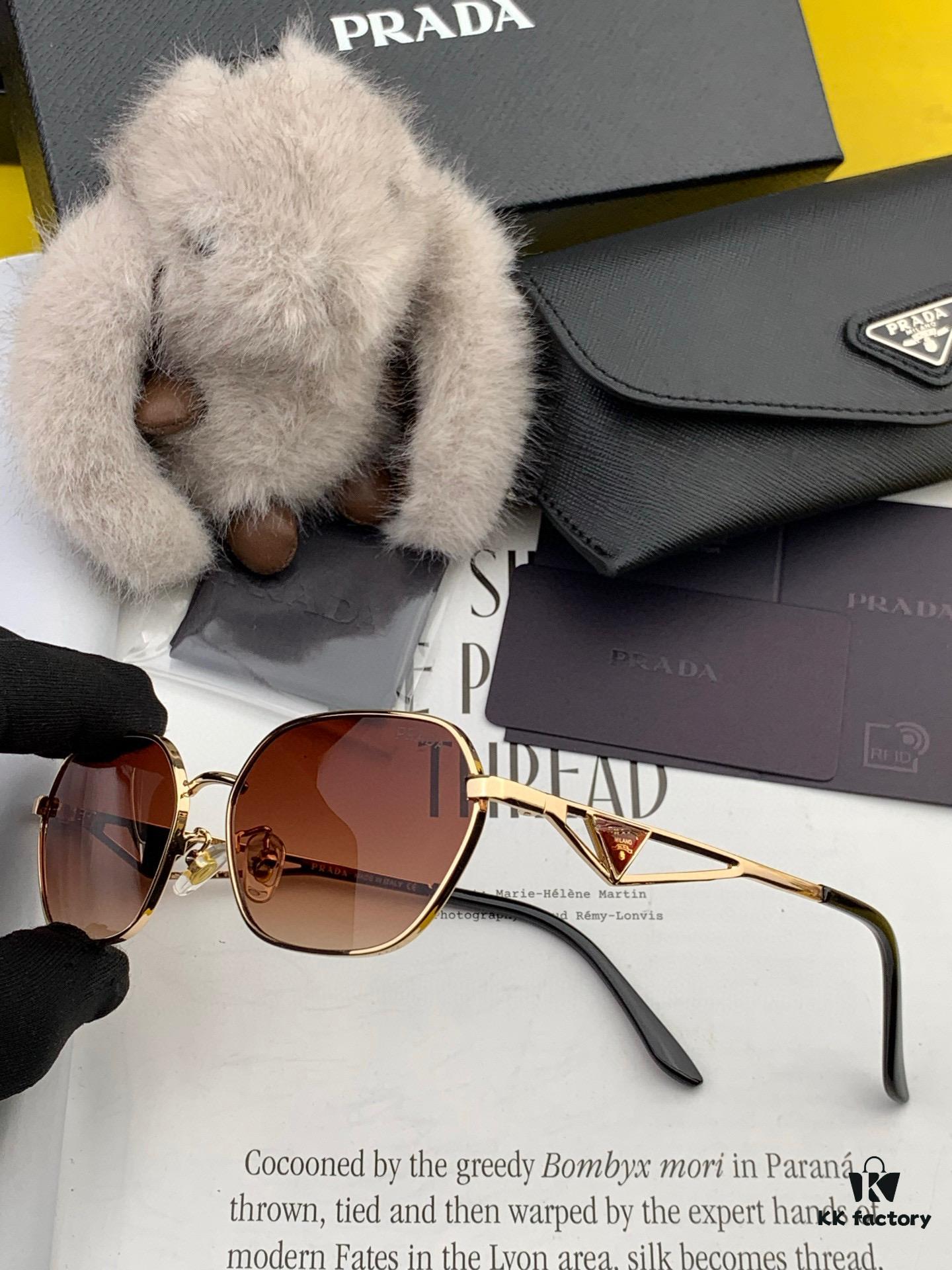 PRADA 2025 New Arrival Sunglasses Worldwide Mastercraft Latest High-End Fashion Unisex Stylish Slim-Fit Sunglasses