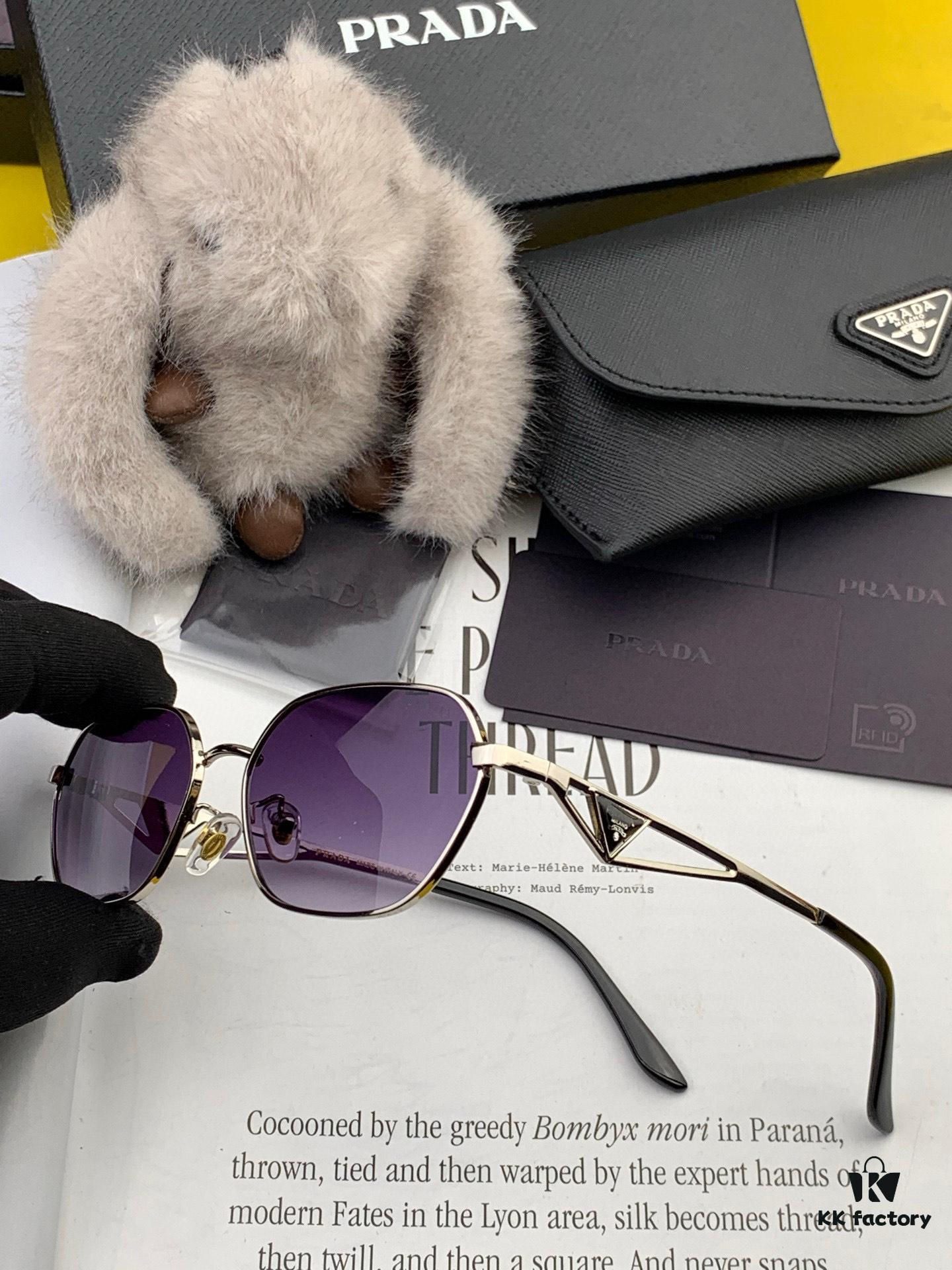 PRADA 2025 New Arrival Sunglasses Worldwide Mastercraft Latest High-End Fashion Unisex Stylish Slim-Fit Sunglasses