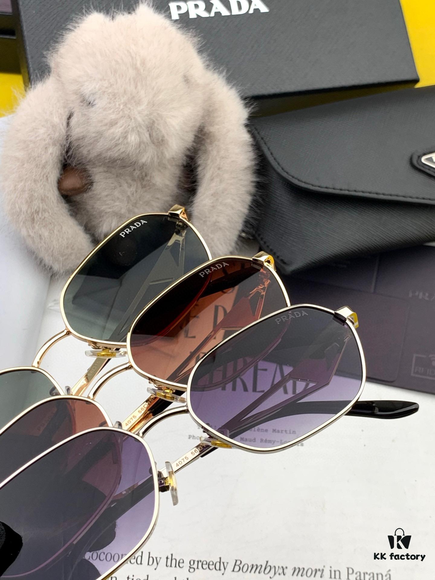 PRADA 2025 New Arrival Sunglasses Worldwide Mastercraft Latest High-End Fashion Unisex Stylish Slim-Fit Sunglasses