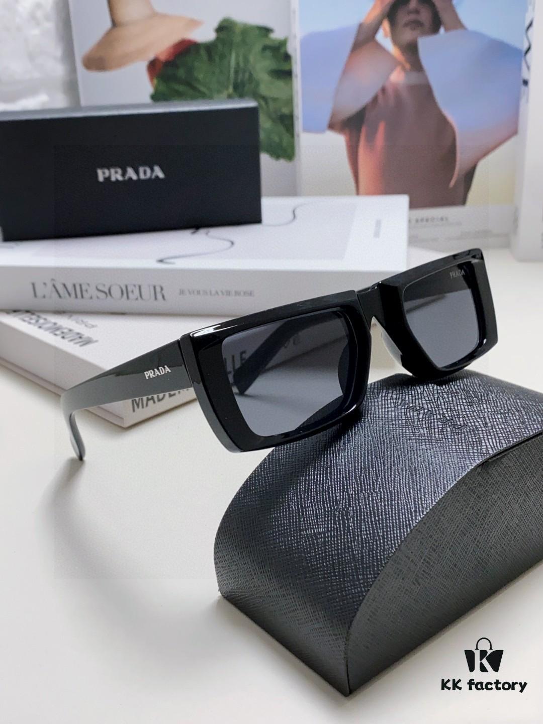 6931f9d93a89a121ed54aecf PRADA 2025 Summer New 3D Square Frame Sunglasses Unisex, Runway Style Hiking Square SPR24Y Sunglass Lenses, UV Protection Designer Shades