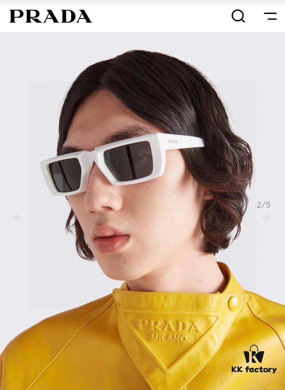 6931f9d93a89a121ed54aed3 PRADA Prada 25 Summer New 3D Square Frame Sunglasses Unisex Runway Style Hiking Square SPR24Y Sunglass Lens Shades