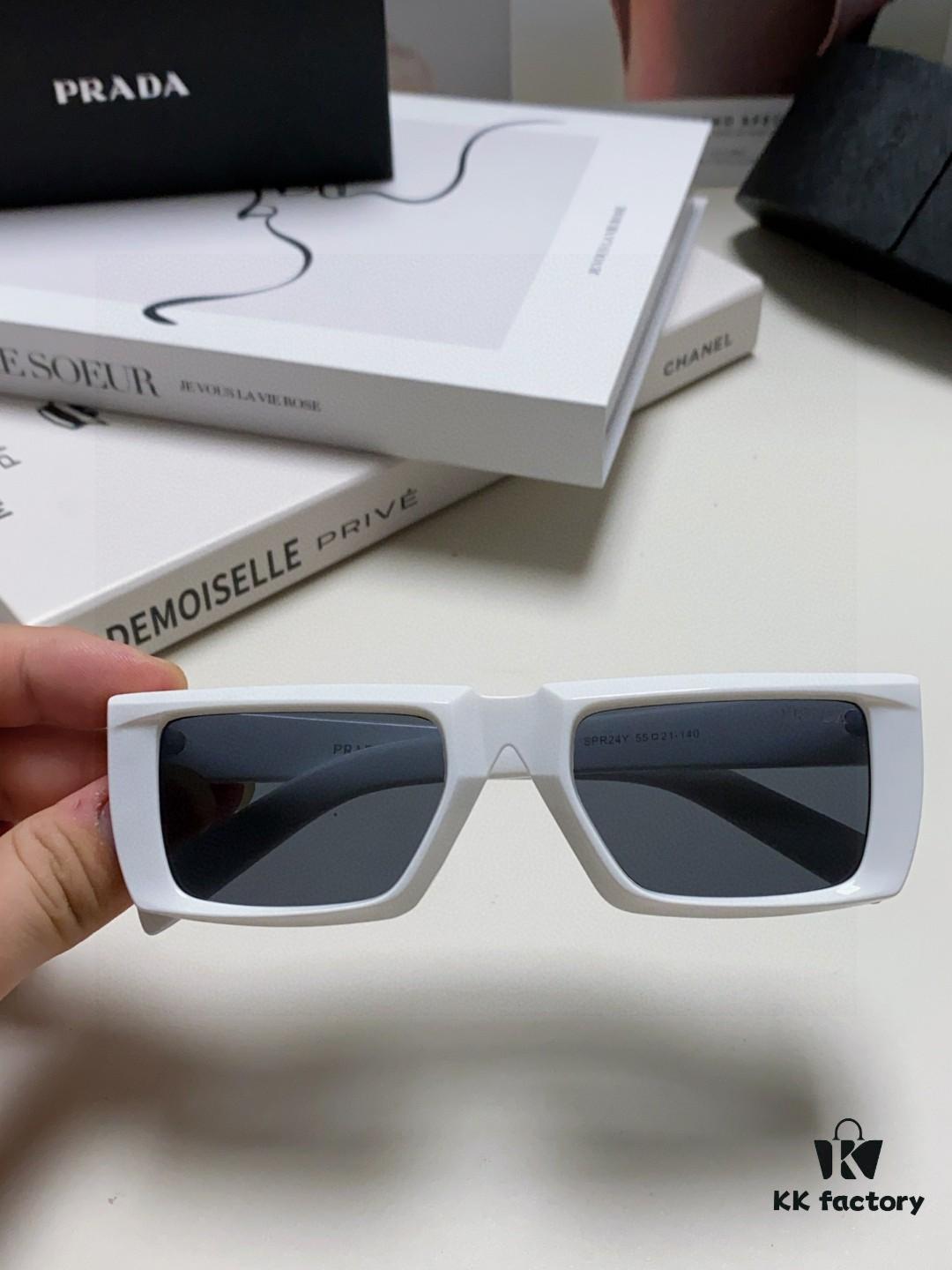6931f9da3a89a121ed54aed8 PRADA Prada 25 Summer New 3D Square Frame Sunglasses Unisex Runway Style Hiking Square SPR24Y Sunglass Lens Shades
