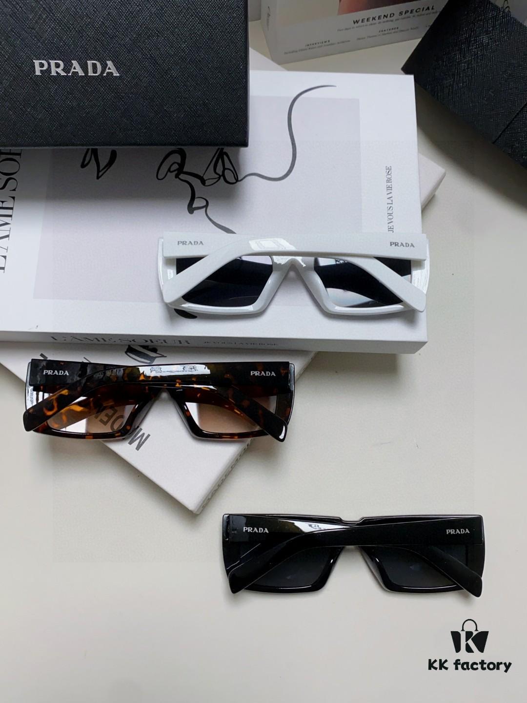 6931f9da3a89a121ed54aedd PRADA Prada 25 Summer New 3D Square Frame Sunglasses Unisex Runway Style Hiking Square SPR24Y Sunglass Lens Shades