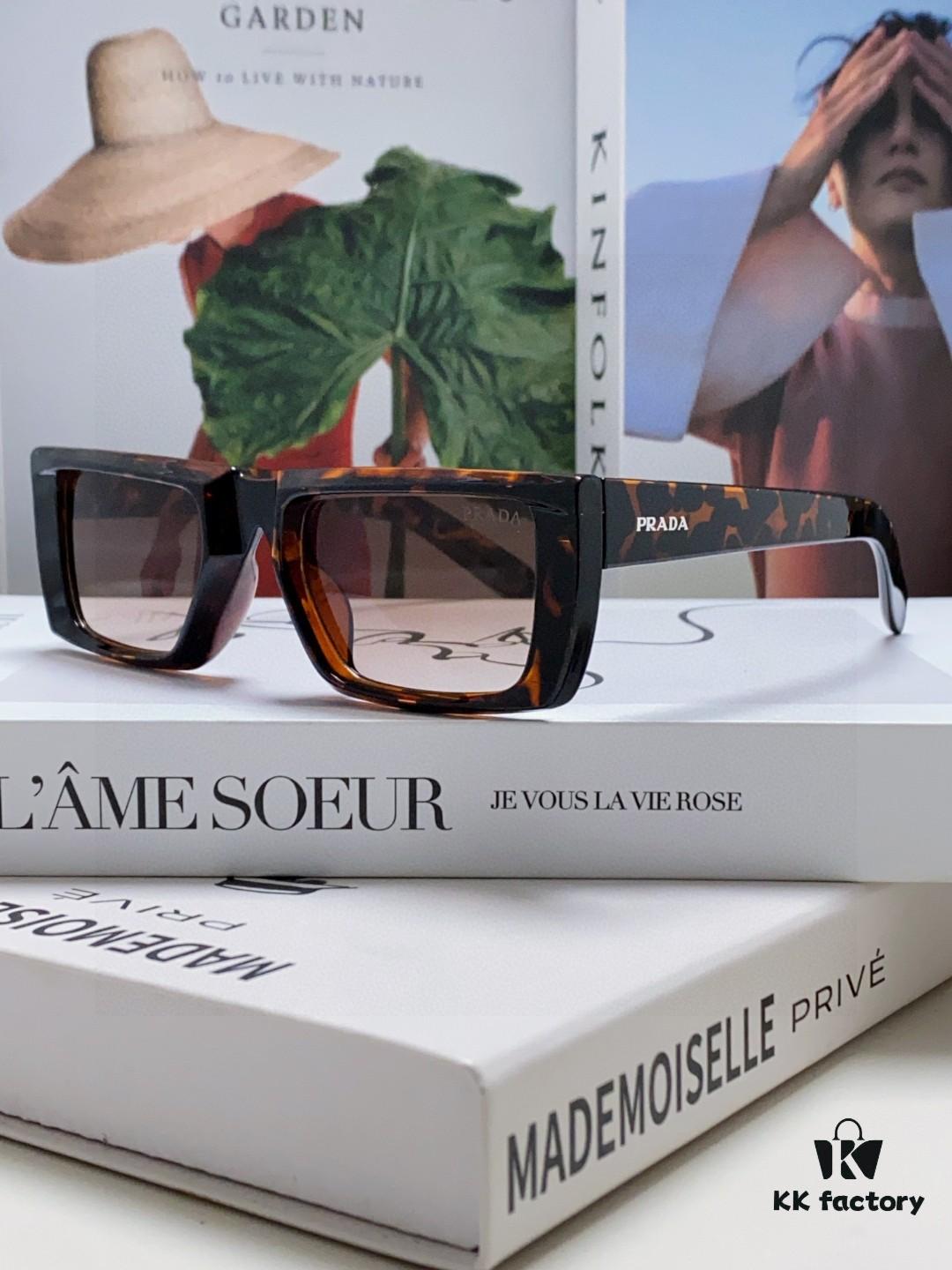 6931f9da3a89a121ed54aedf PRADA 2025 Summer New 3D Square Sunglasses Unisex Runway Style Hiking Frame SPR24Y Sunglass Lens Shades