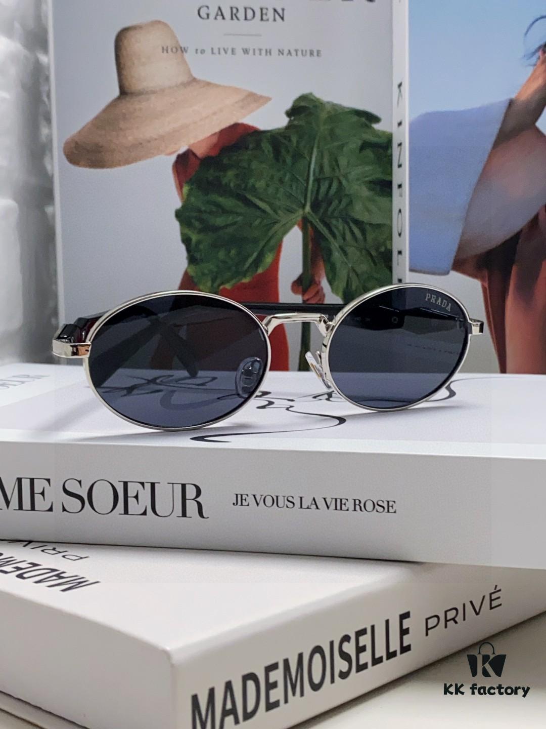 6931f9dc3a89a121ed54aef8 Prada Small Round Frame ✔️ Fashionable Metal Oversized Sunglasses