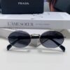 6931f9dc3a89a121ed54aefd Prada Small Round Frame ✔️ Fashionable Metal Oversized Sunglasses