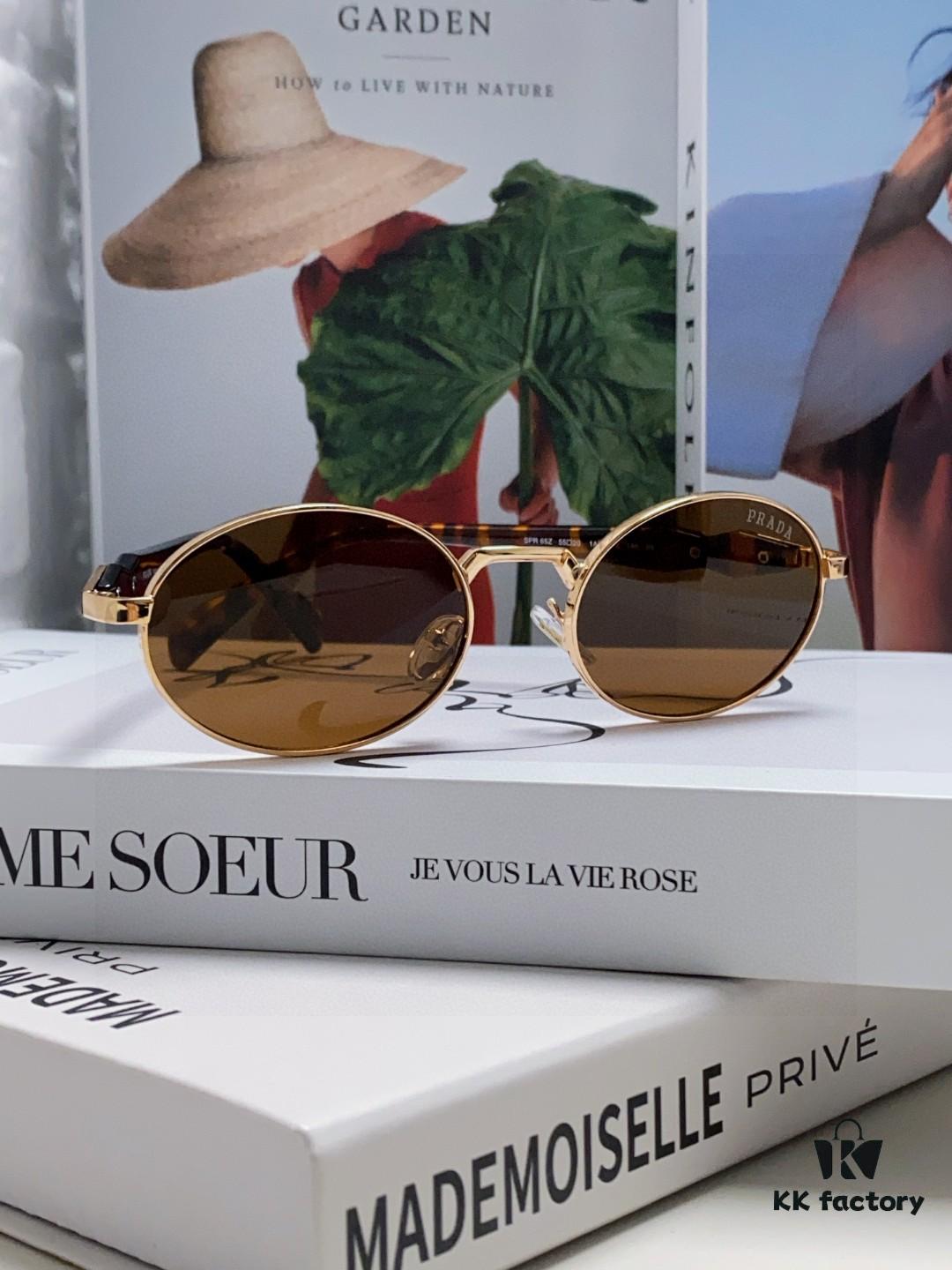6931f9dd3a89a121ed54af03 Prada Small Round Frame ✔️ Fashionable Metal Oversized Sunglasses