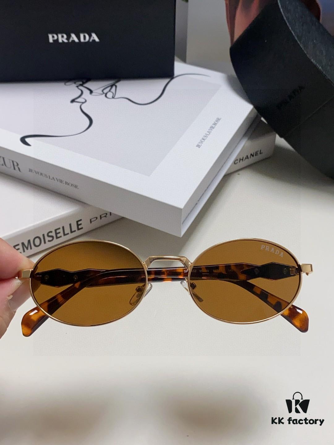 6931f9dd3a89a121ed54af05 Prada Small Round Frame ✔️ Fashionable Metal Oversized Sunglasses